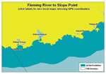Fleming to Slope Point Map. 