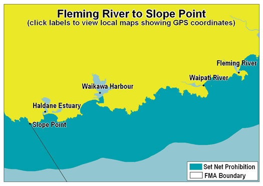 Fleming River to Slop Point Map. 